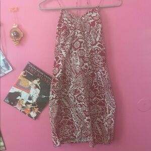 Old Navy Red and White Mini Dress